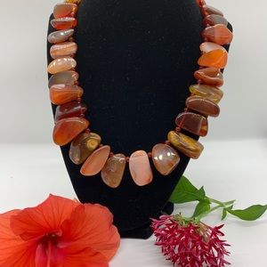 Beautiful Agate stone necklace by JBJ